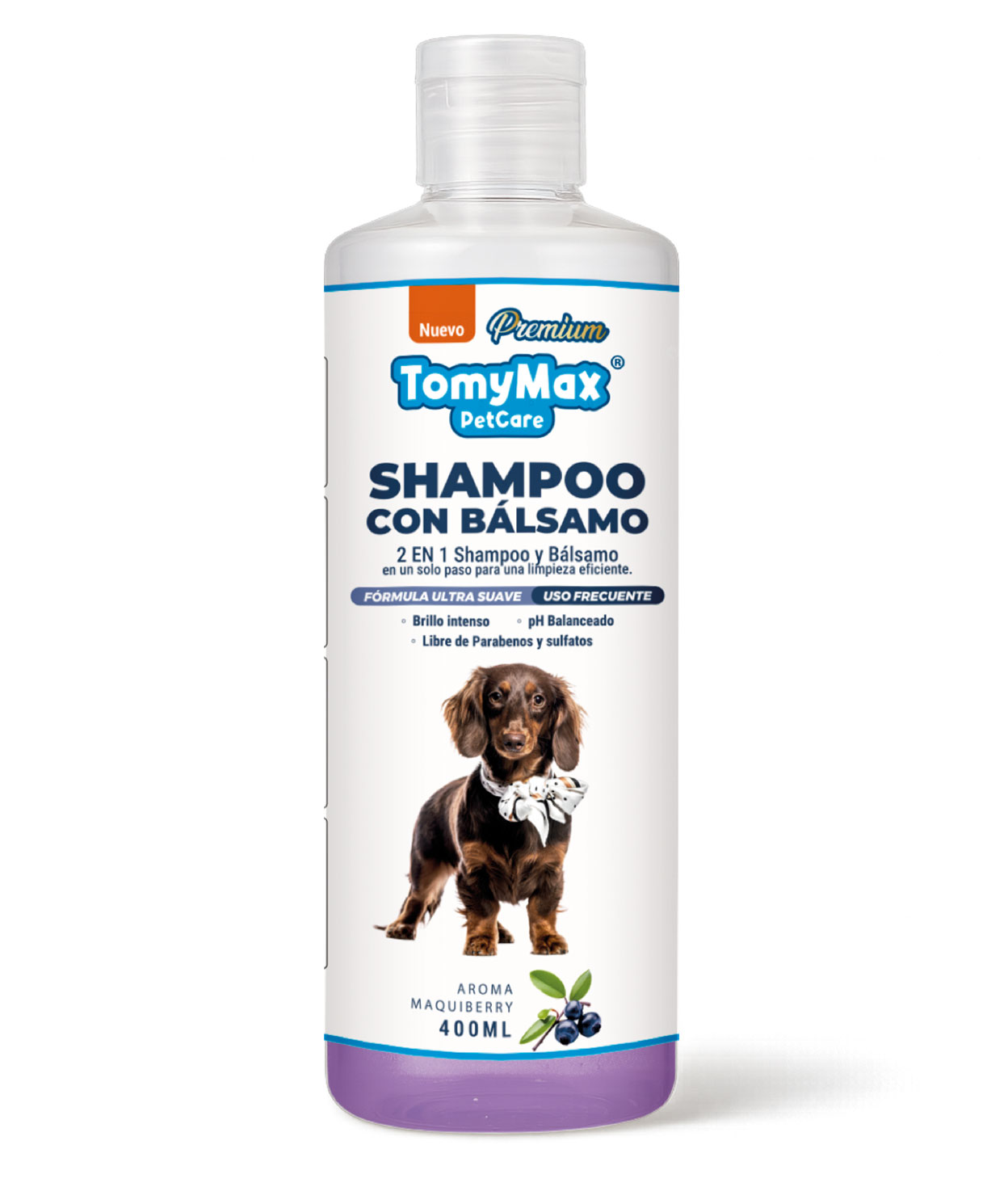 Shampoo con bálsamo TomyMax 400 Ml